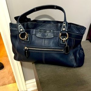 Leather Coach purse